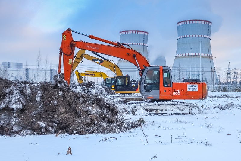 The works on concreting the pumping station foundation have commenced at the LNPP construction site